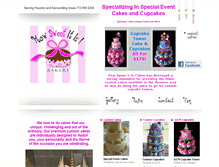 Tablet Screenshot of howsweetbakery.com